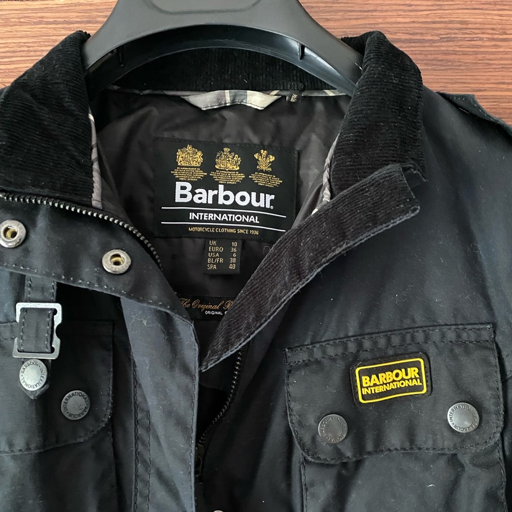 Barbour lightweight waxed jacket
